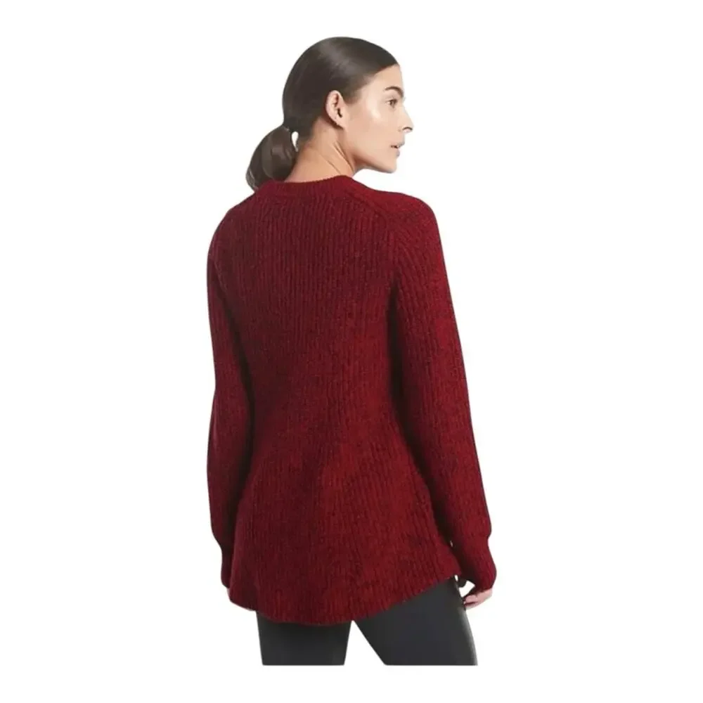 Athleta Sierra Crew Wool Blend Sweater Womens Size Large